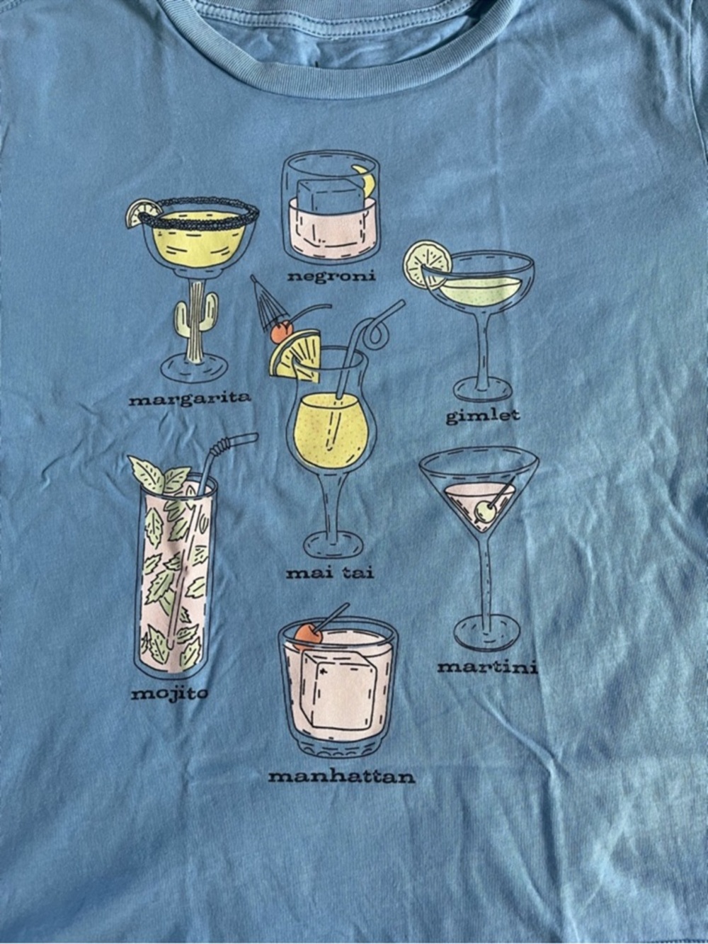 Blue Short Sleeve T-Shirt - Picture 3 of 4